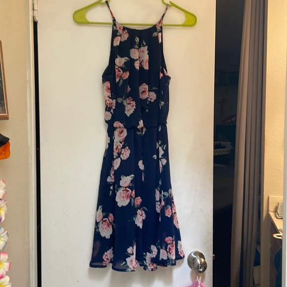 Francesca's Collections Dresses & Skirts - Francesca’s navy and pink sundress. XS.